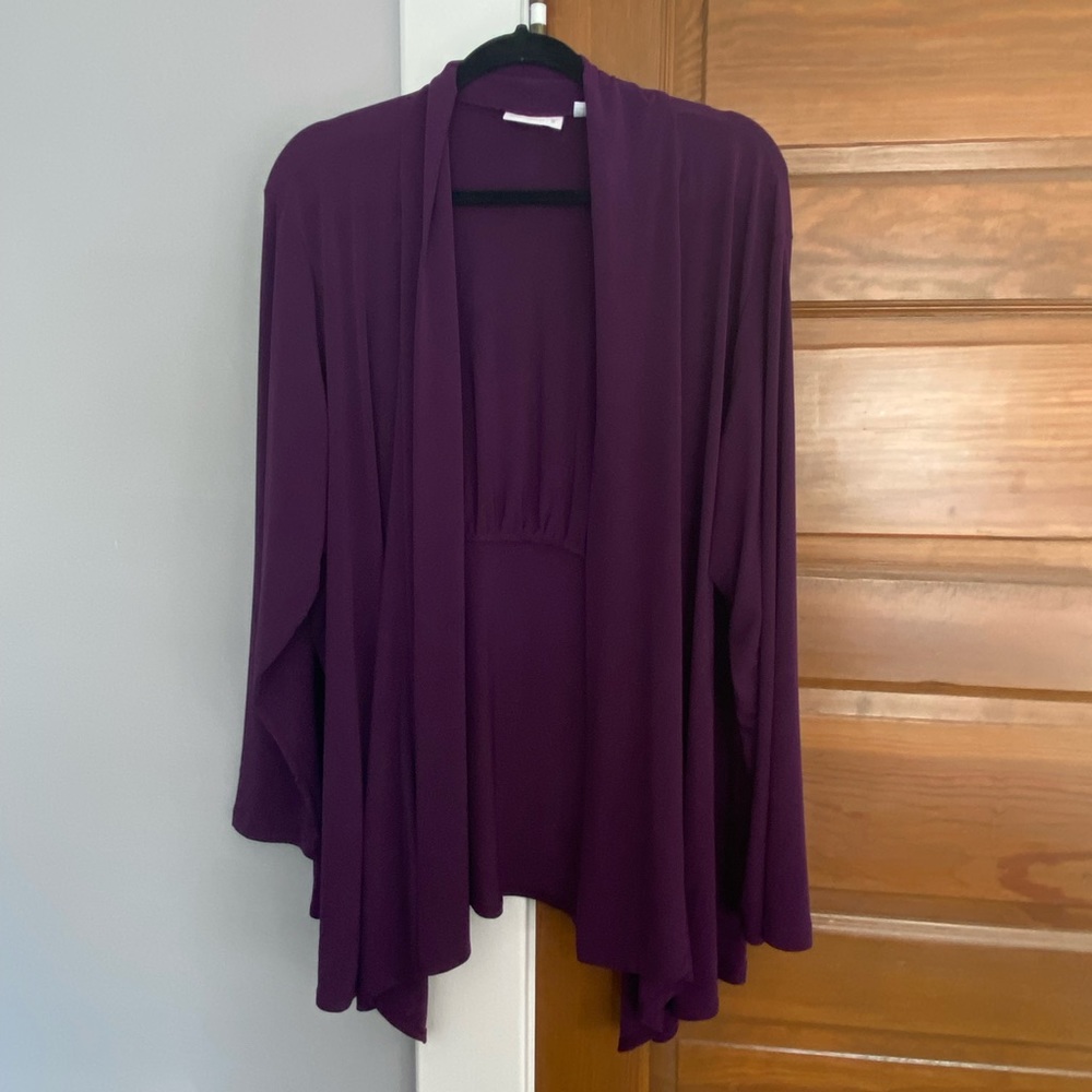 Purple Susan Graver Cardigan
